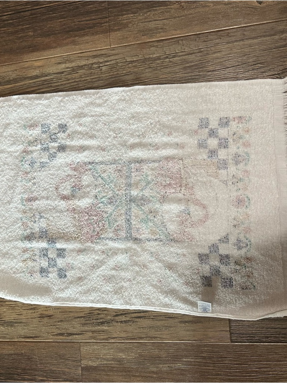 Vintage kitchen towel COUNTRY GOOSE bow flowers fruit - Picture 6 of 6